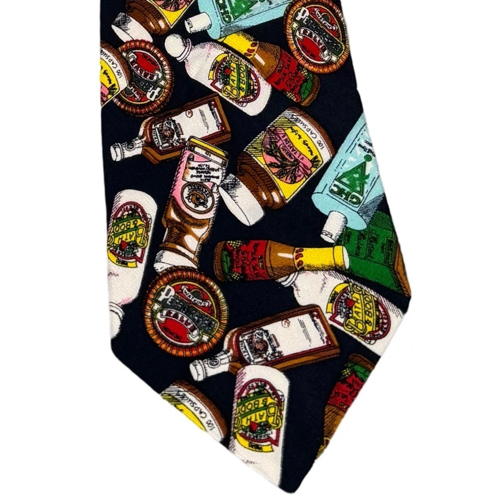 🌟 JR Watkins Colorful Patterned Men's Tie 🌟 - Picture 2 of 5